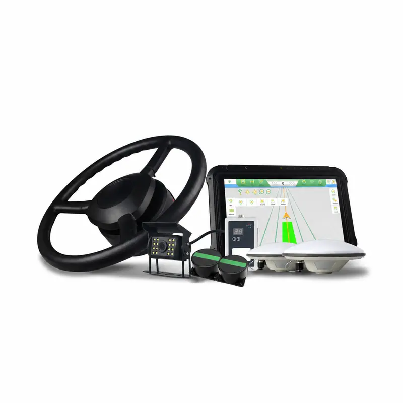SAgro100 GPS Auto-Pilot Kit – auto-steering kit: wheel, tablet and receiver